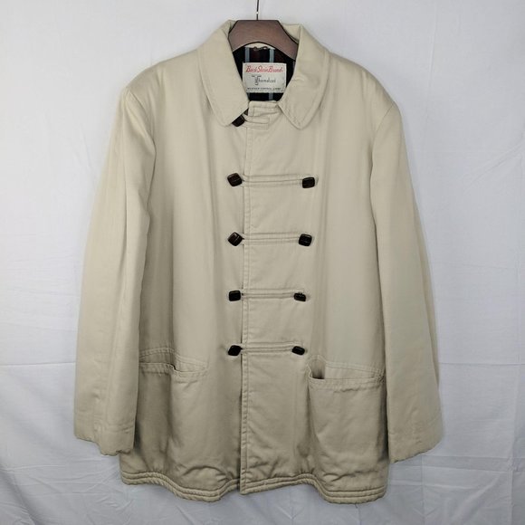 Vintage Other - Vintage Buck Skein Faux Double Breast Pea Coat